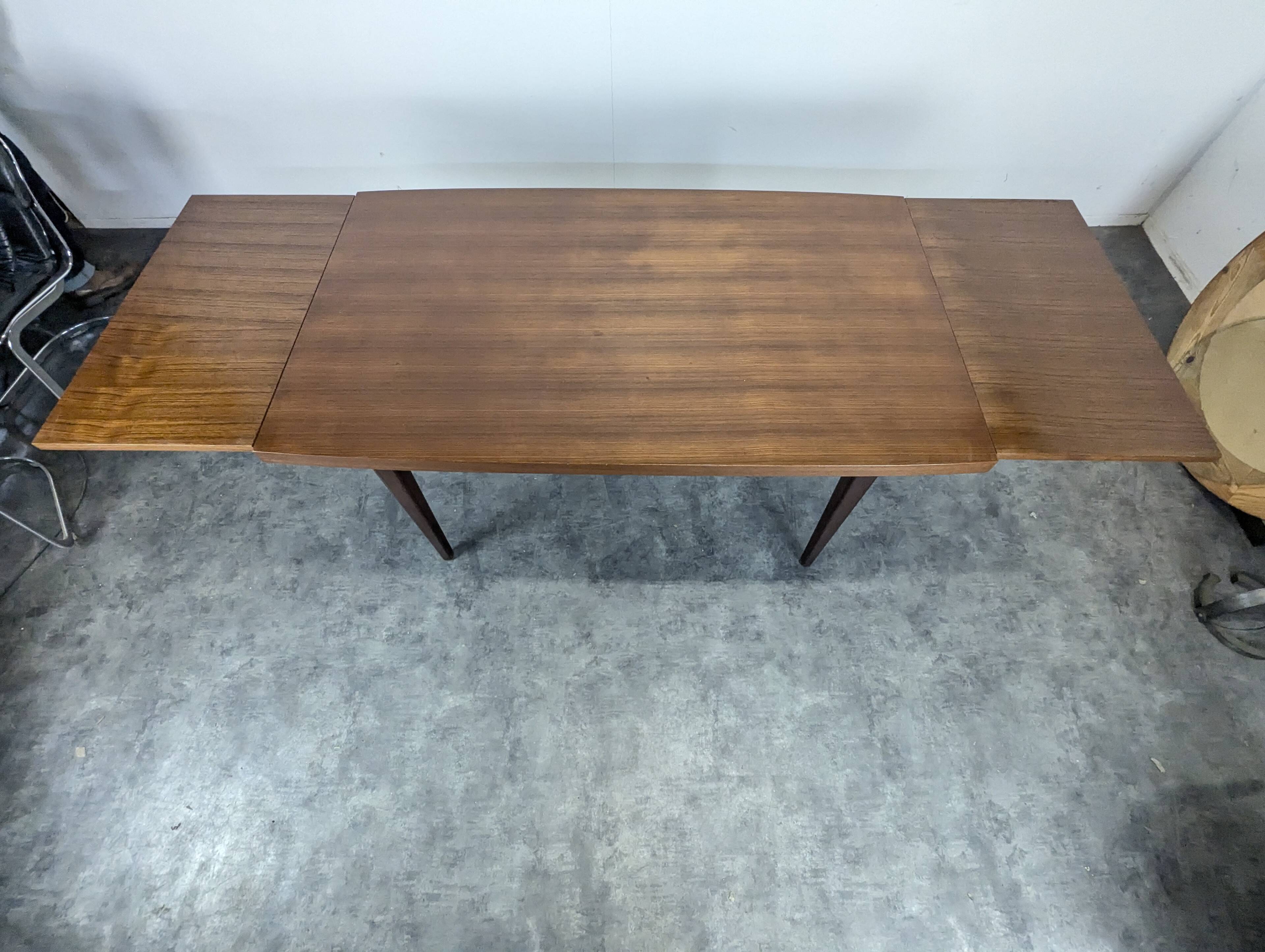 Scandinavian dining table in teak