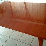 Table à manger en acajou vintage 95 x 160 cm