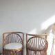 Pair of vintage rattan armchairs circa the 1960s.