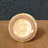 Glazed stoneware candle holder