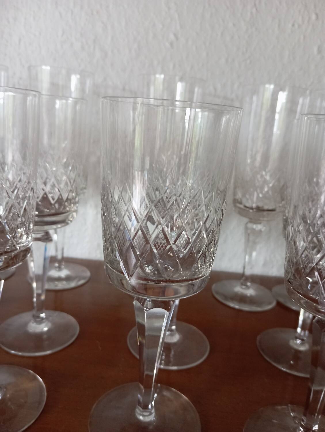 Wine and champagne glasses