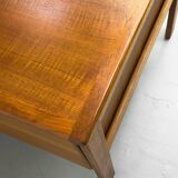 Bureau danois en teck avec porte et tiroirs par Bornholm, années 1970