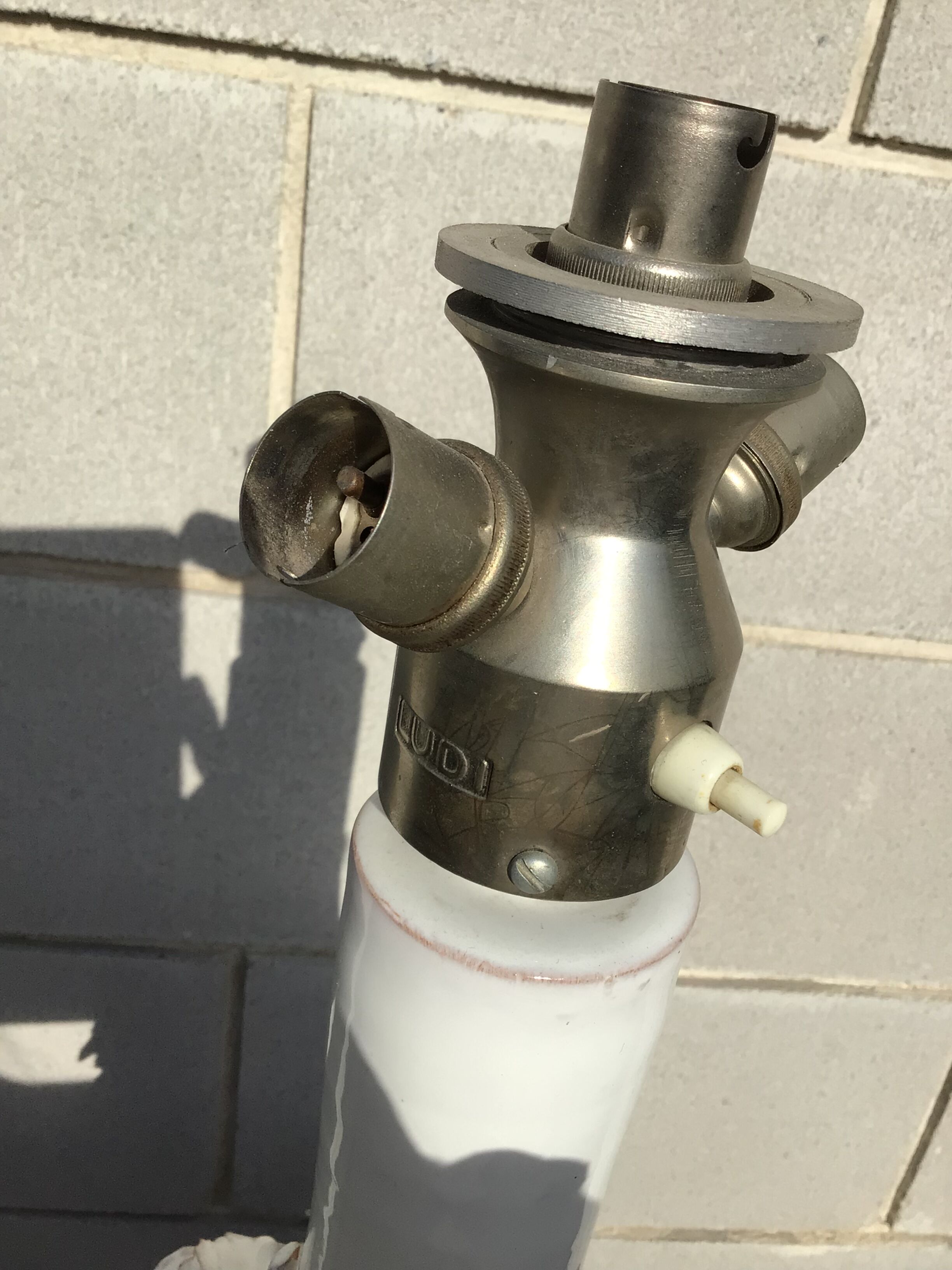 Terracotta lamp fruits 3 lights large model Ludi