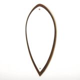 Scandinavian rosewood mirror, 88x43cm, Sweden, 1960