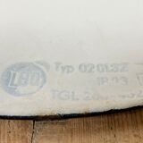 East German Enamel Factory Light By Lbd Veb Leuchtenbau Dresden, 1950s