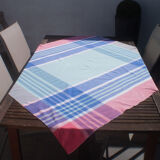 Nappe carrée coton vintage années 60-70