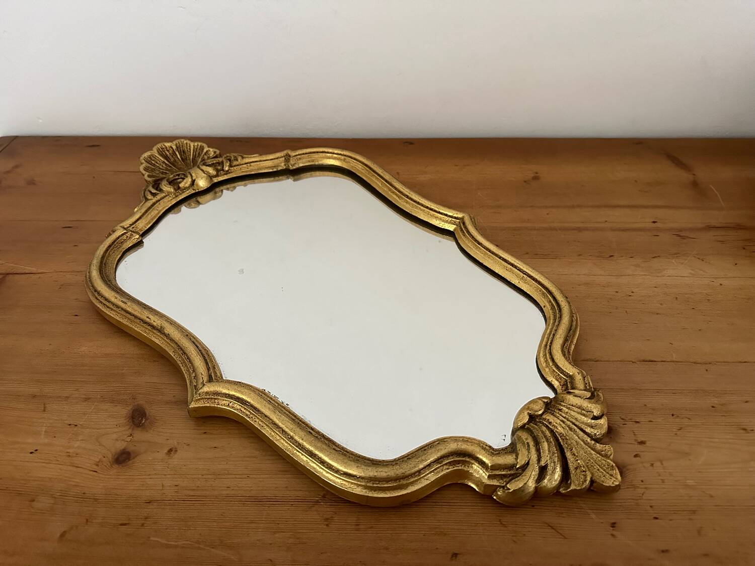 Vintage golden mirror