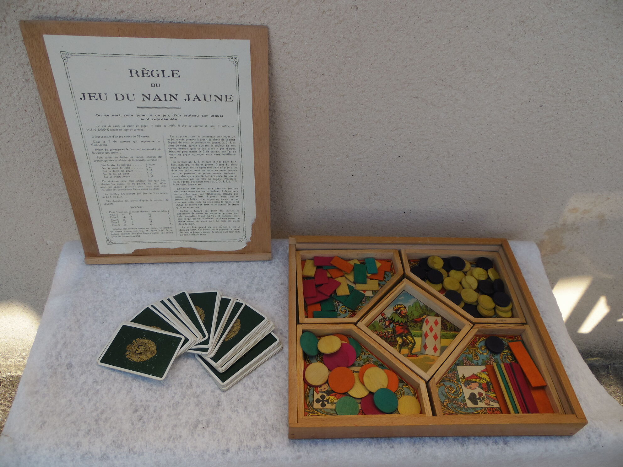 Jeu du nain jaune 60/70's