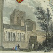 Old English engraving County Cheshire