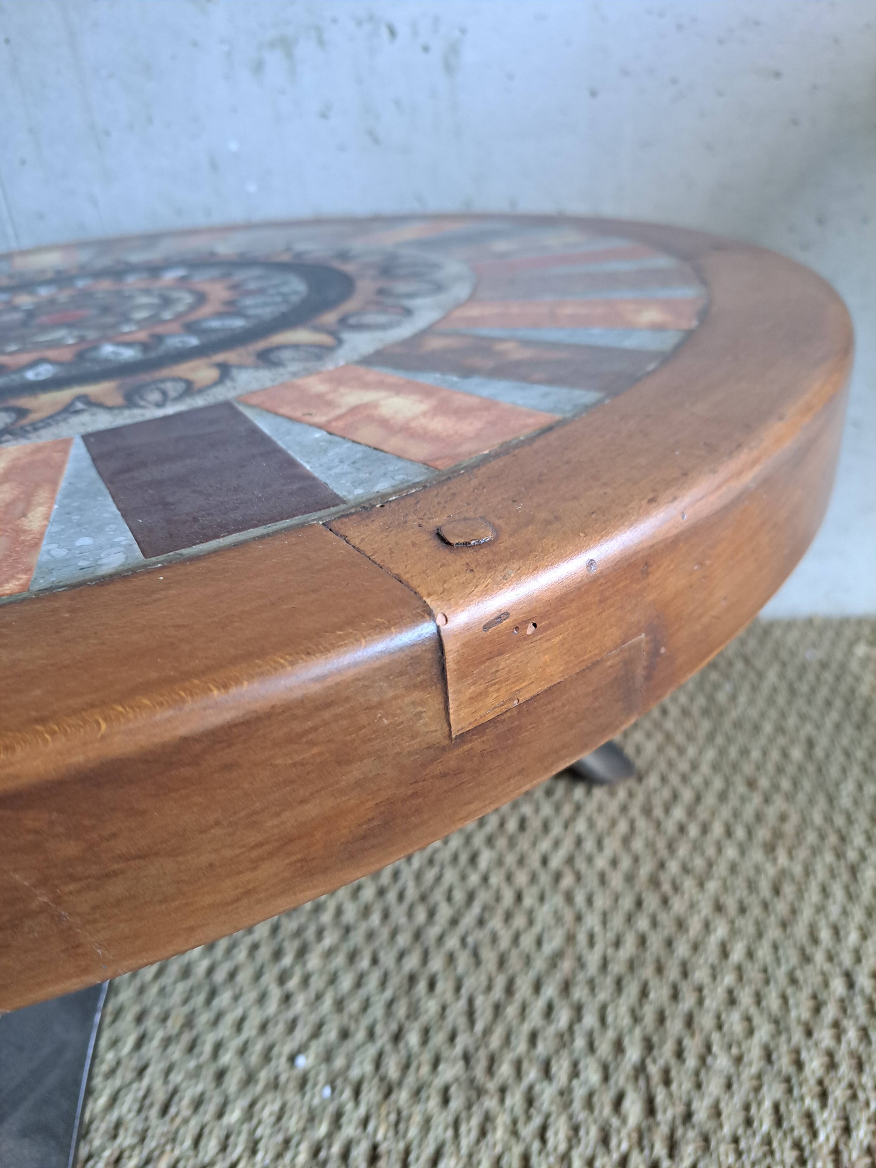Vallauris Ceramic Coffee Table by Max and Dominique Picard
