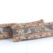 Lot de 2 housses de coussin turque vintage 30x91 cm