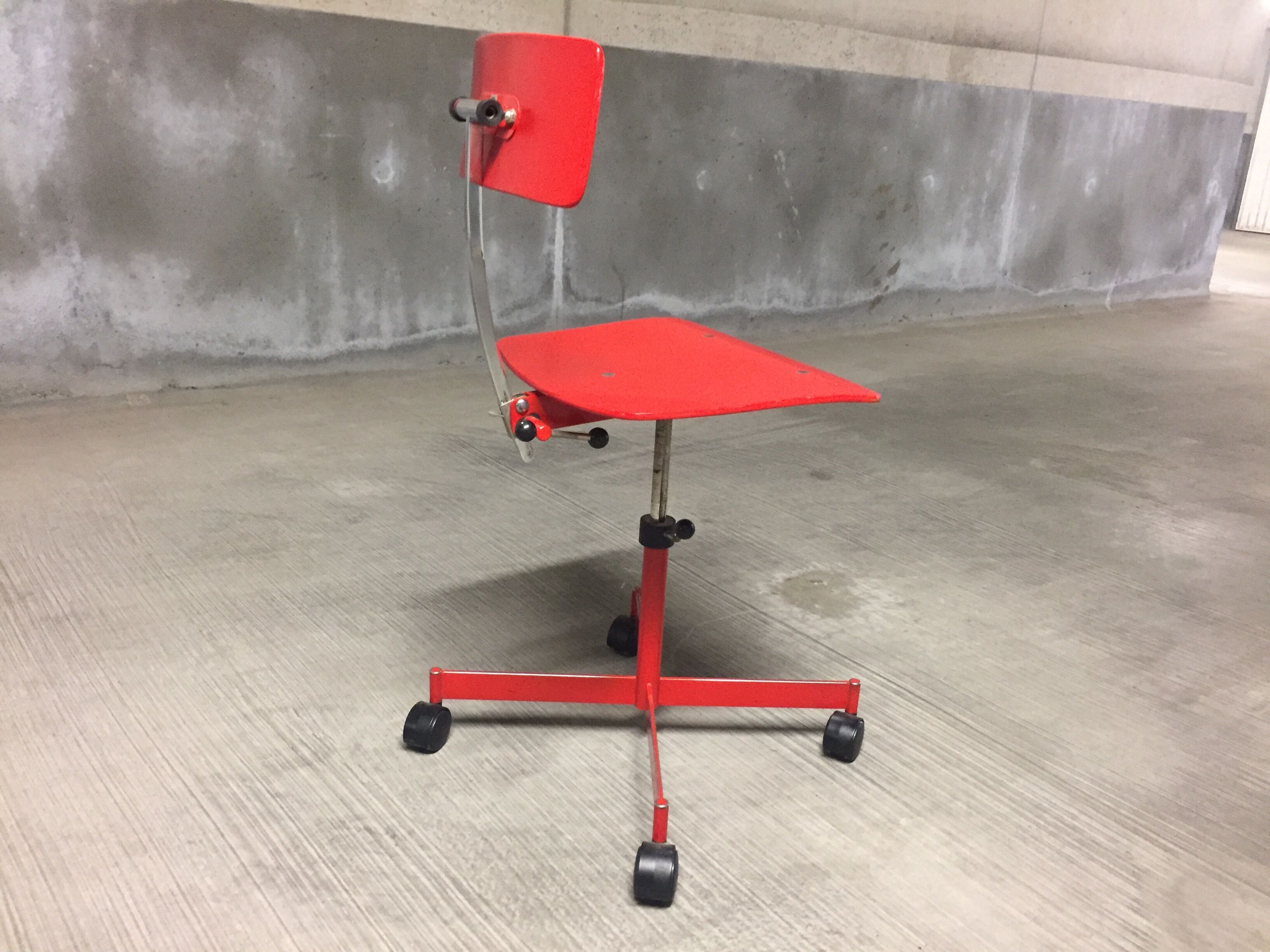 Chaise de bureau kevi 1970 par Jorgen Rasmussen