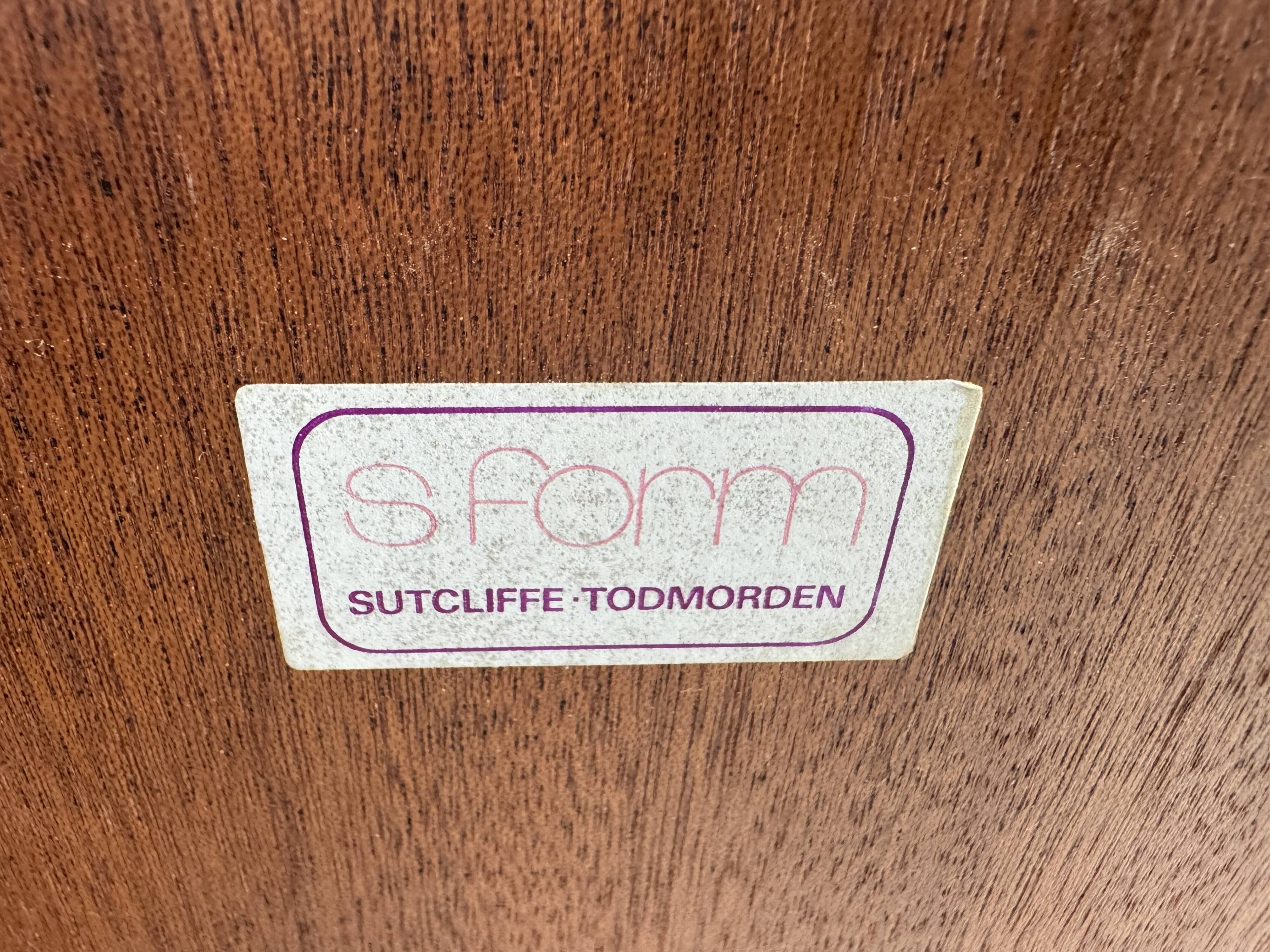 Vintage sideboard from the 1960s produced by Suttclif Todmorden.