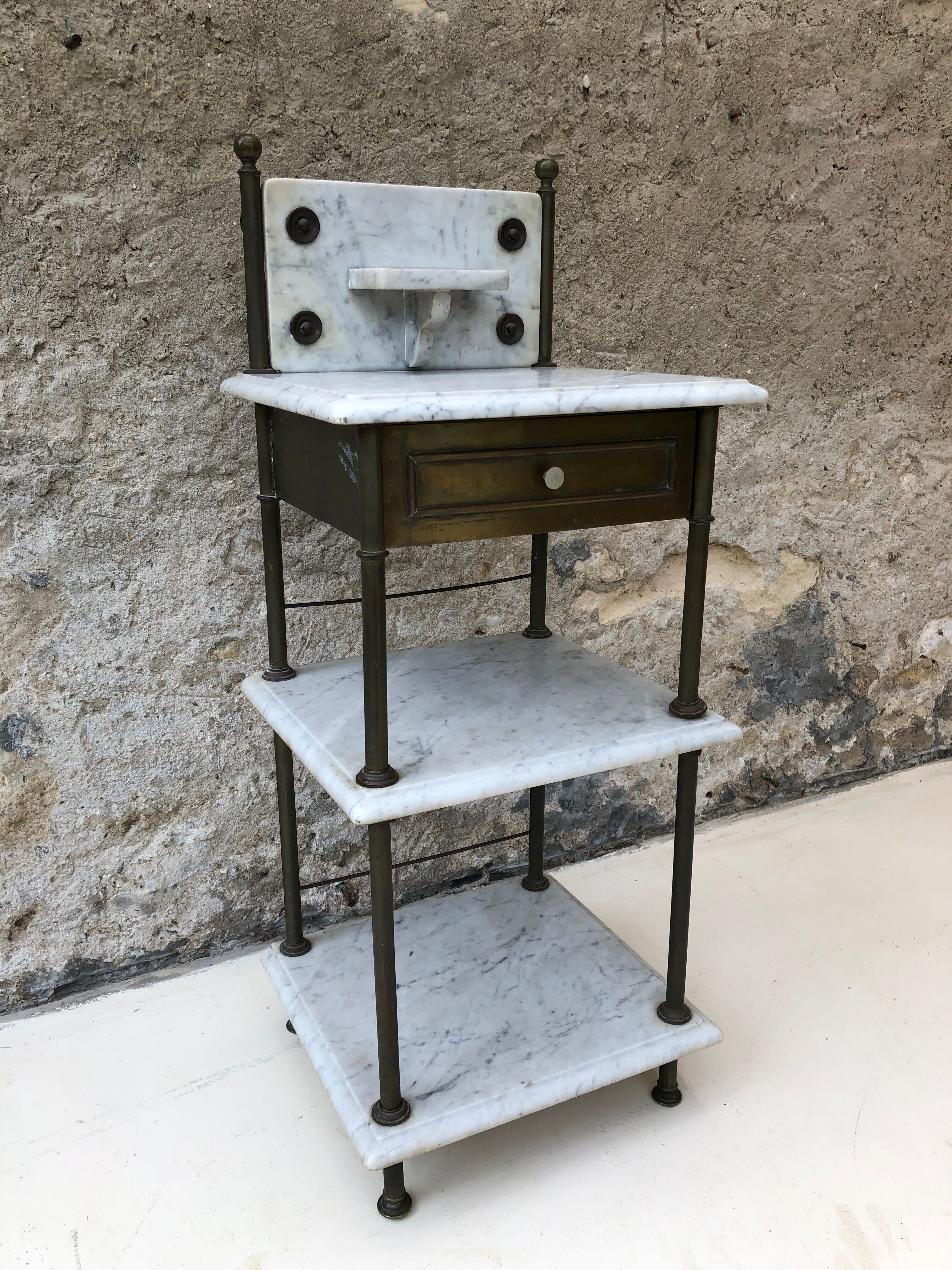 Art Nouveau bedside table
