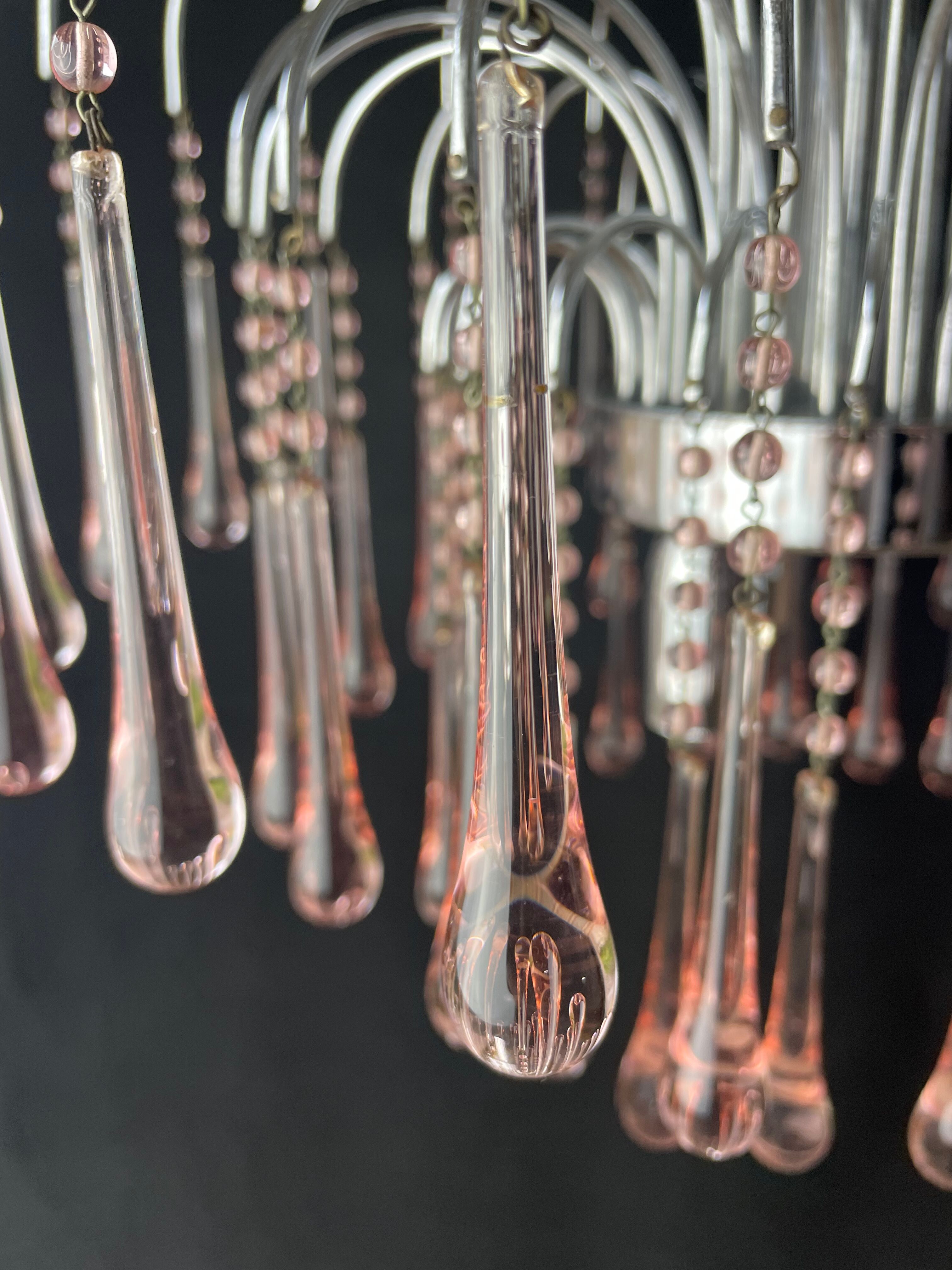 Paolo Venini waterfall chandelier