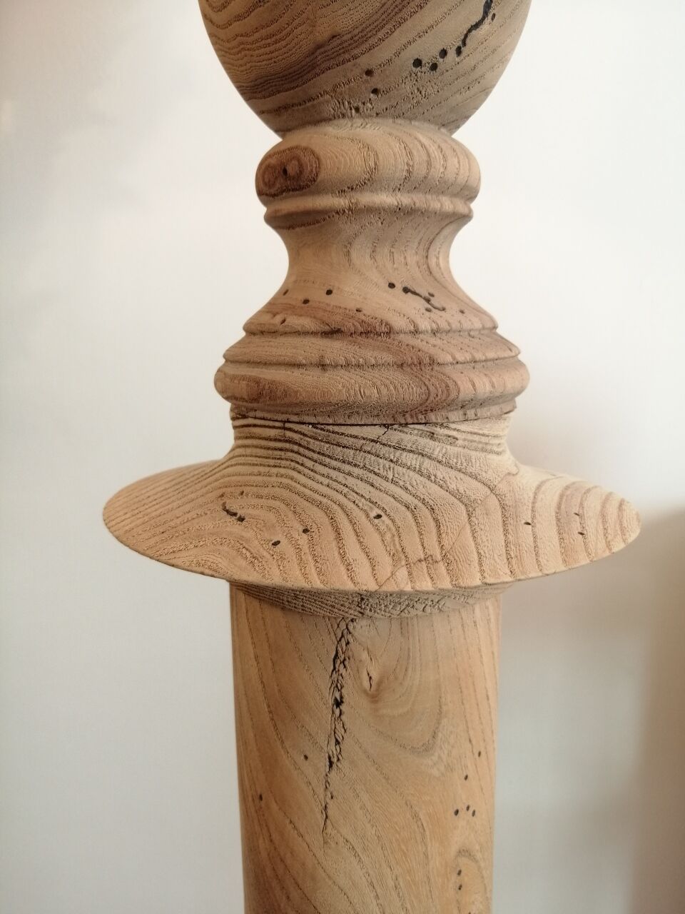 Vintage wooden floor lamp revisited