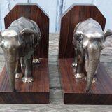 greenhouse book elephant in silver metal