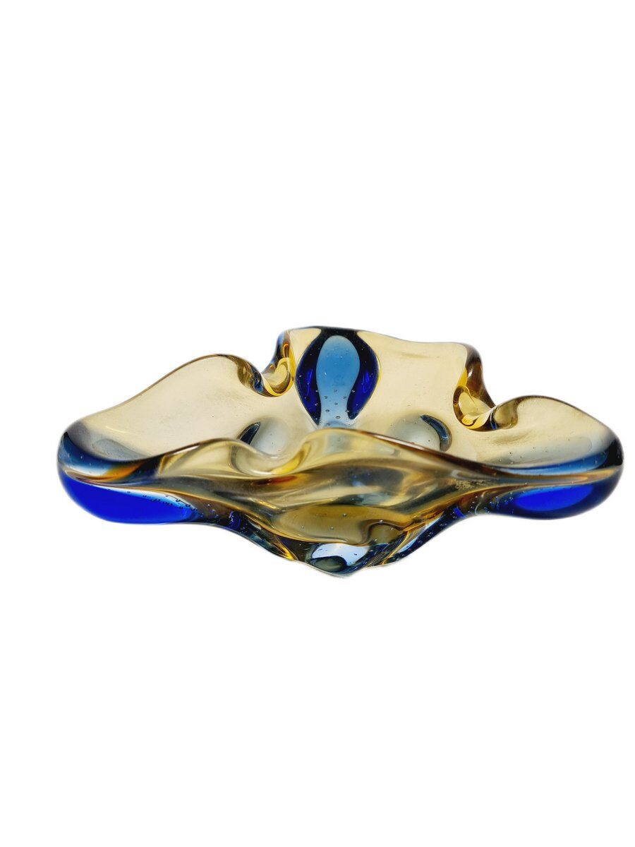Czechoslovakian vase by Hanna Machanovska for Mstisov Glassworks, 1960s