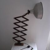 Wall lamp accordion Mazda industrial design 50's