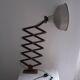 Wall lamp accordion Mazda industrial design 50's