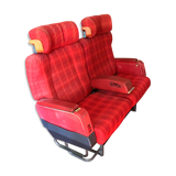 Fauteuils d'avion business class airfrance vintage 80's