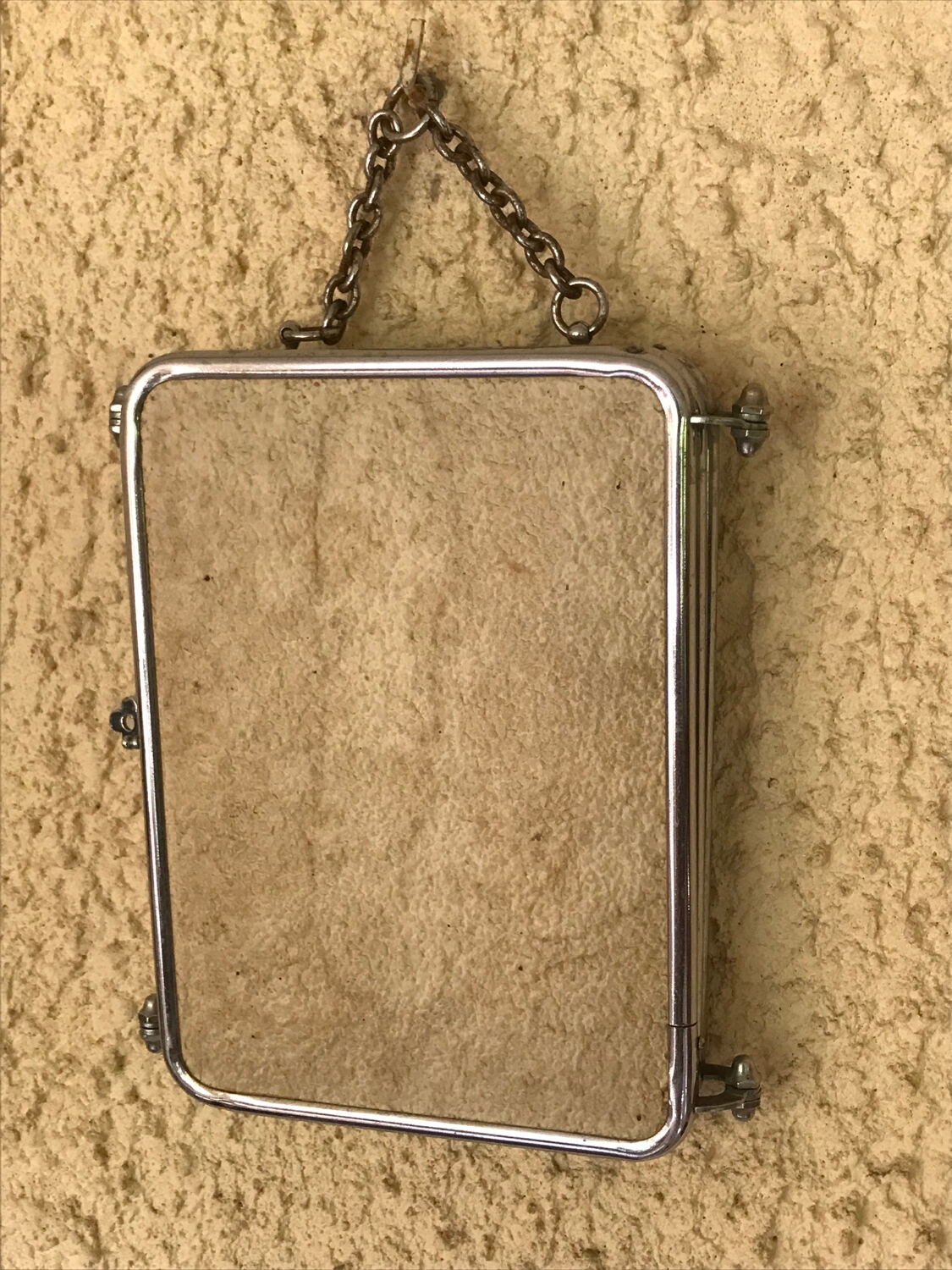 Miroir barbier tryptique