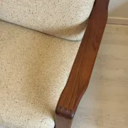 Vintage Danish teak easy chairs