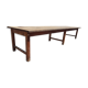 Large table 4 meters old silky Lyon old trade workshop