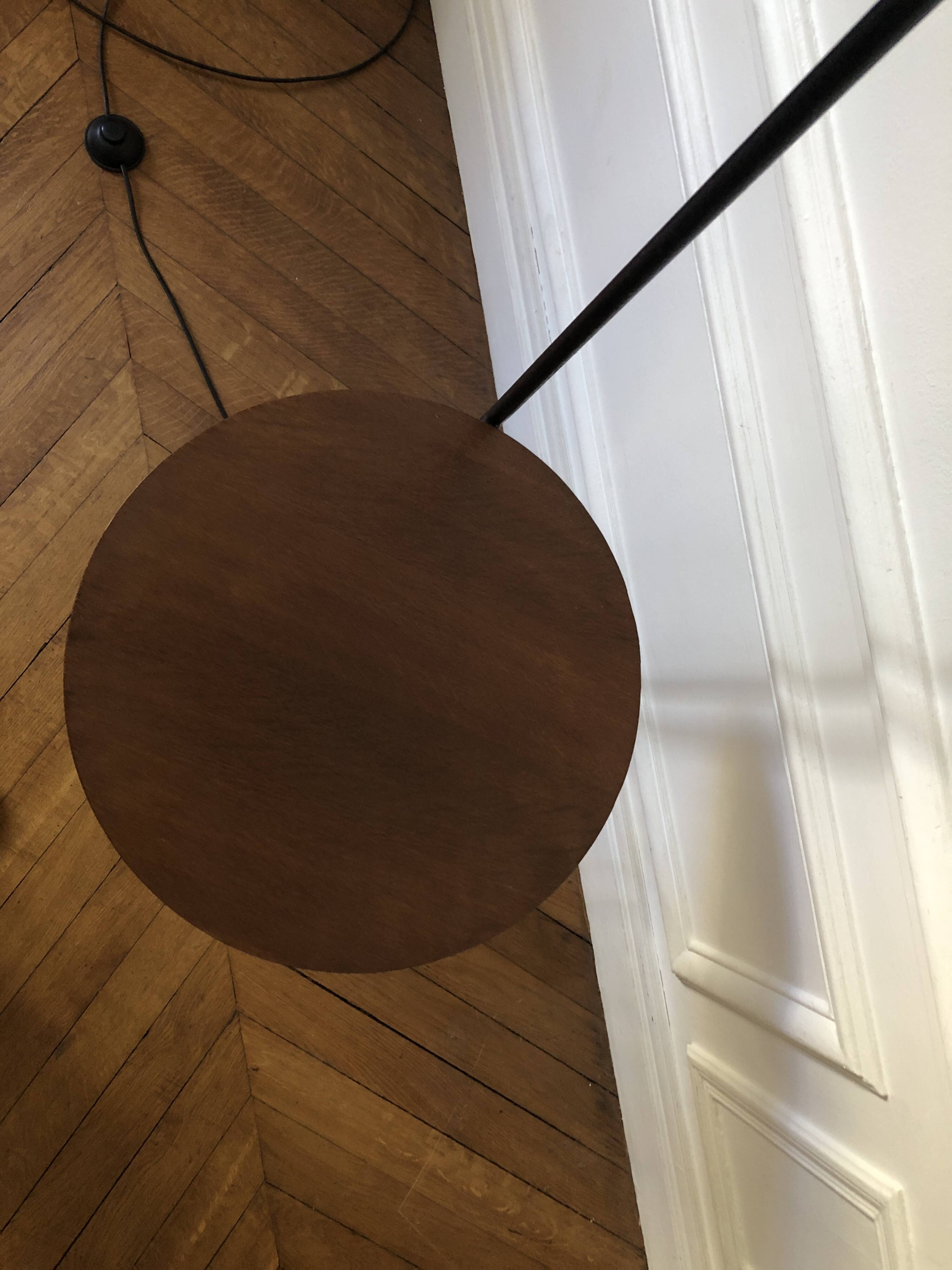 Floor lamp with shelf, magazine rack and diabolo, 1960s