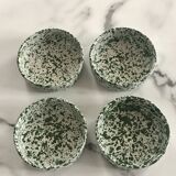 Speckled terracotta bowls