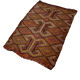 Tapis kilim turc vintage 100 x 67 cm