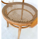 Fischel curved wood armchair