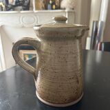 stoneware teapot and cups