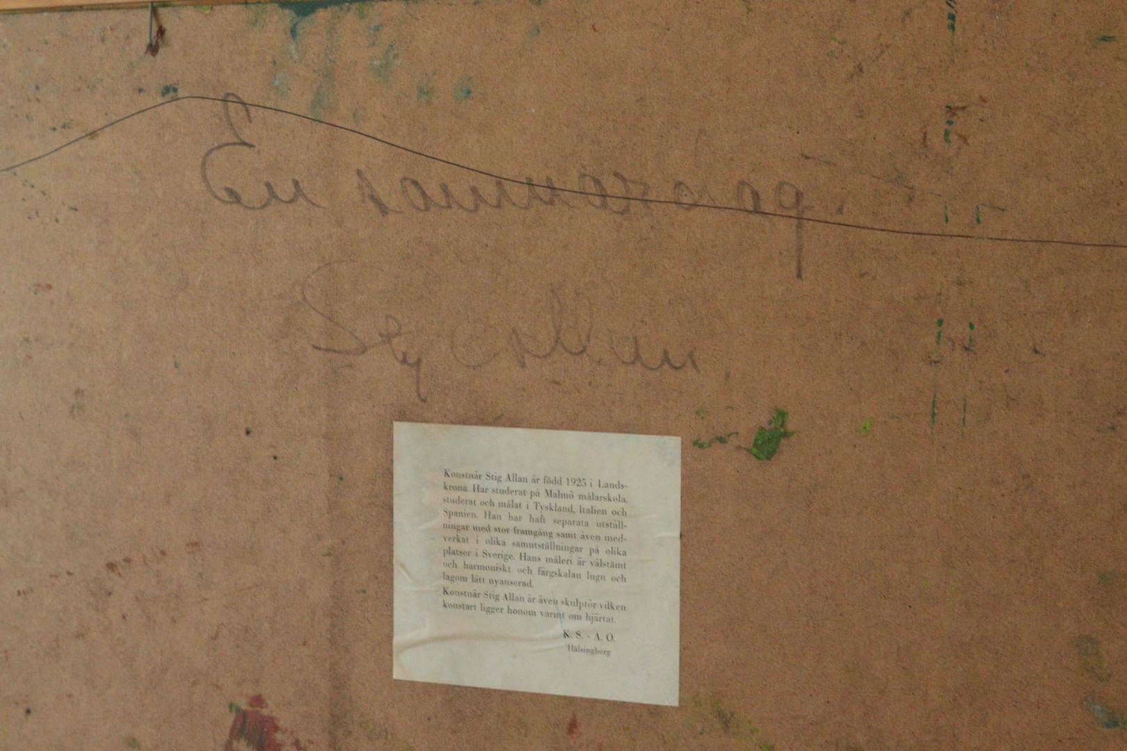 "Vibrant Pastures" by the artist Stig Allan