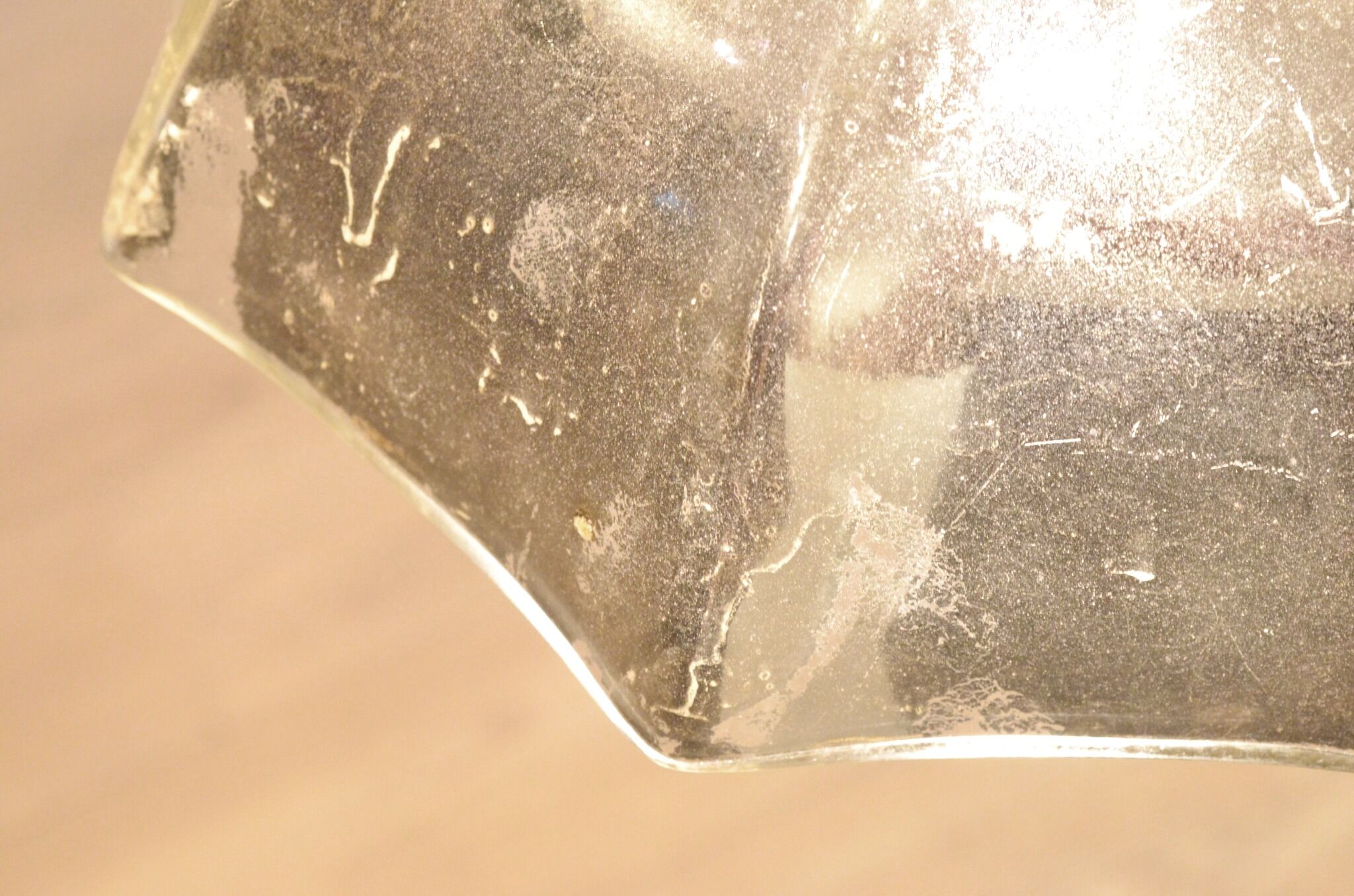 2 x pair of Suspensions metal glass silver & - 1940s