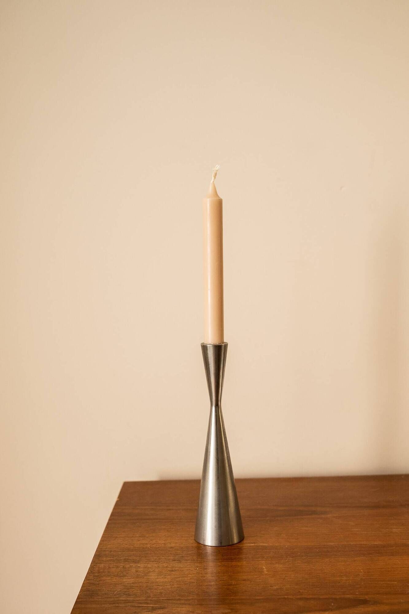 Vintage IKEA stainless steel candle holder