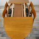Wooden oval table and 6 matching chairs 60