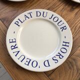 XL italy plates "Dish of the day"