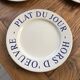 XL italy plates "Dish of the day"