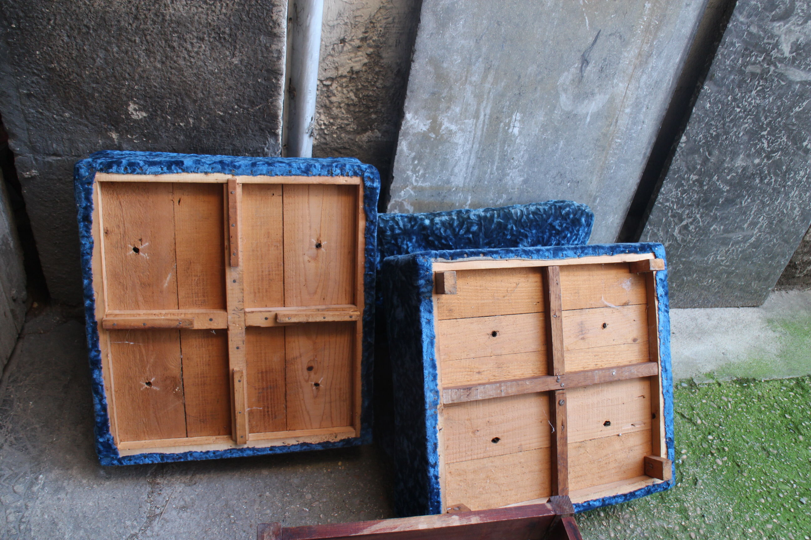 Morris "Potacol" armchair and footrest