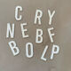 Set of 11 small old sign letters