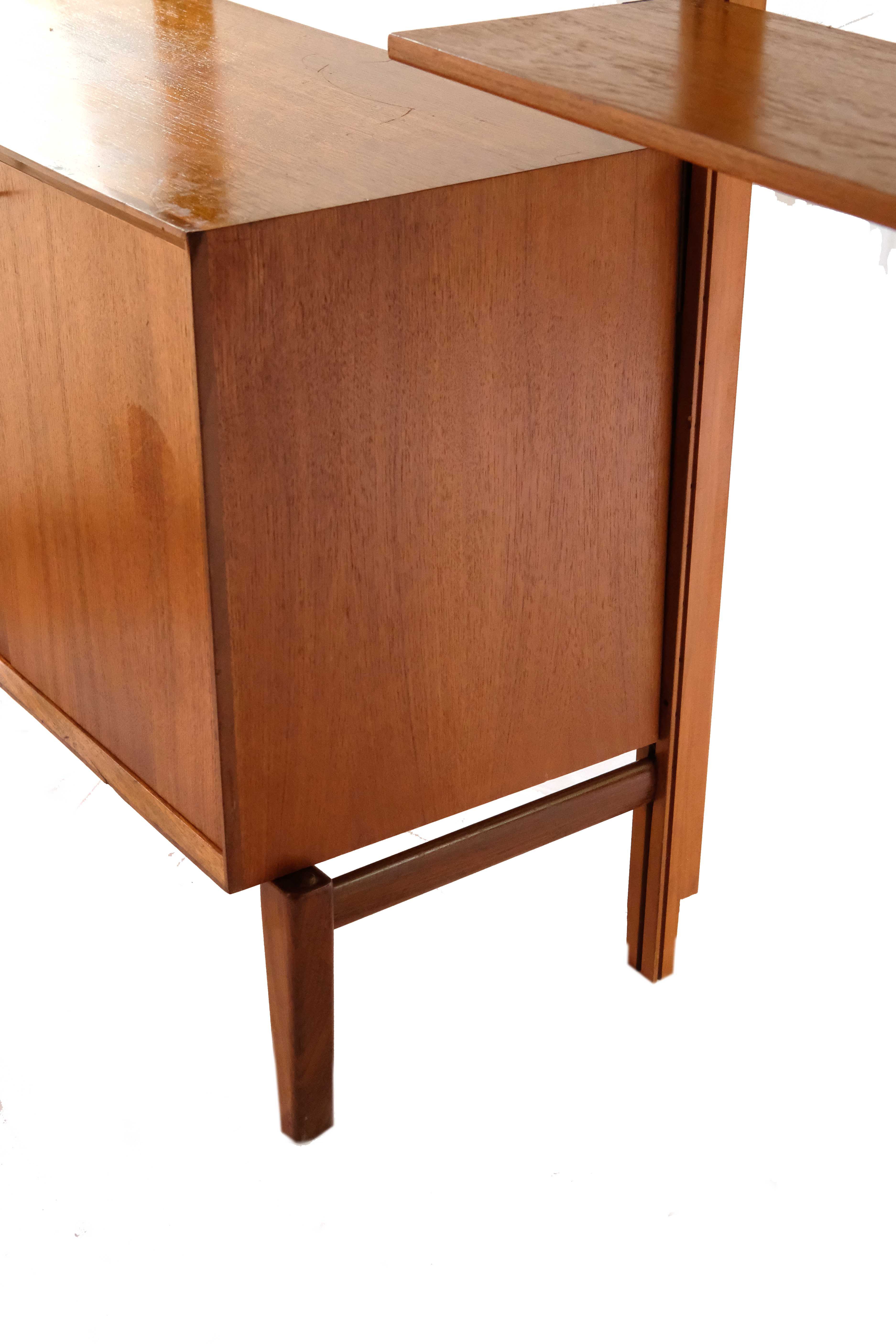 Mid-Century Danish Modern Teak Wall Unit System, 1970's