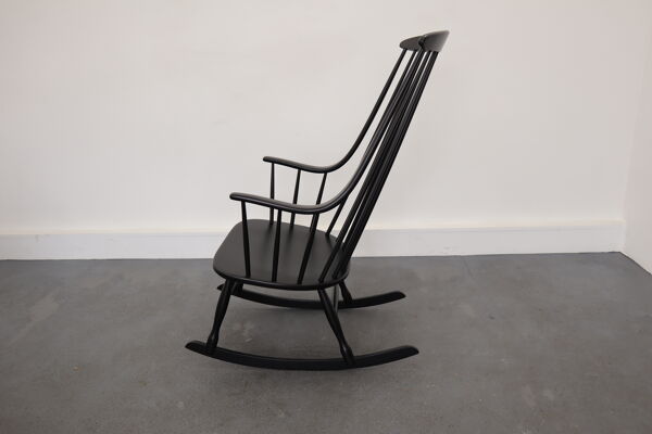 Rocking chair par L. Larsson, Nesto, Suède, années 1960