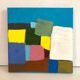 Tableau huile au couteau abstrait contemporain