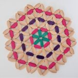 Colored wooden bead trivia