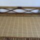 Vintage rattan and bamboo toy chest