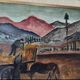 Oil Painting Patrik Reutersvärd / Landscape / Countryside / Horse