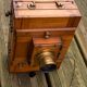 Wooden photo room
