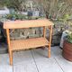 Rattan console / vintage 60s-70s