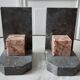 Christmas Pop-up 2022 - Pair of Art Deco Marble Bookends